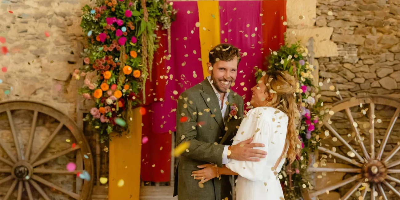 Mariage coloré en pays de la Loire